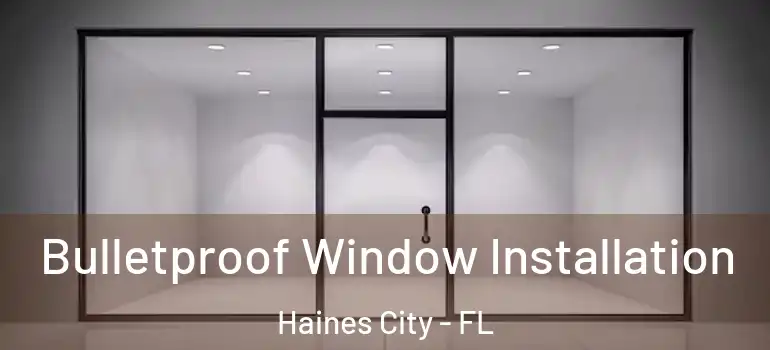  Bulletproof Window Installation Haines City - FL