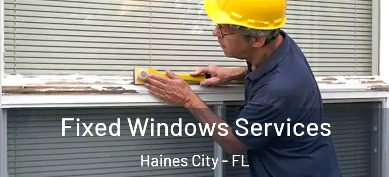  Fixed Windows Services Haines City - FL