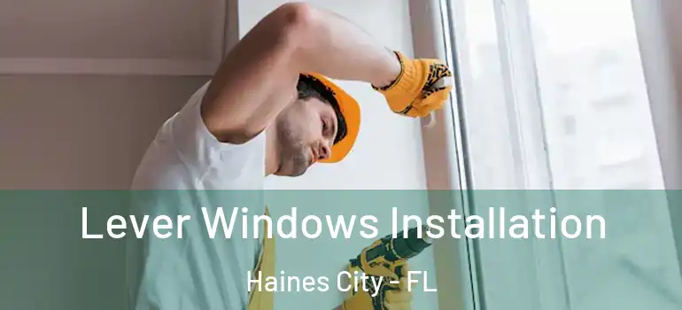  Lever Windows Installation Haines City - FL