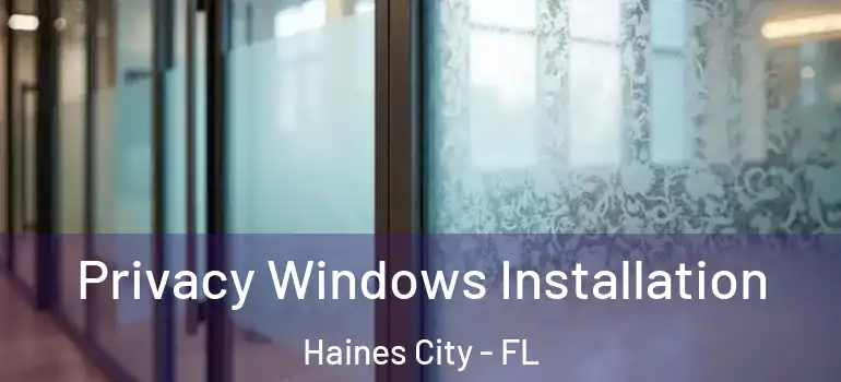  Privacy Windows Installation Haines City - FL